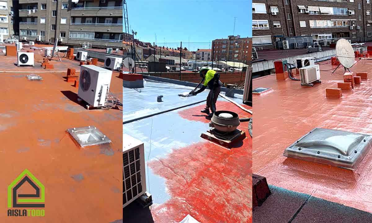 Impermeabilización de cubierta en Valladolid